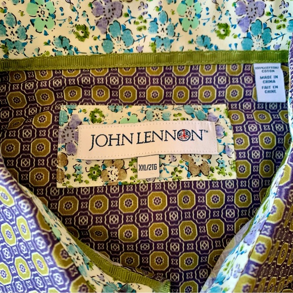 Like New XXL John Lennon long sleeve button down - Picture 2 of 6